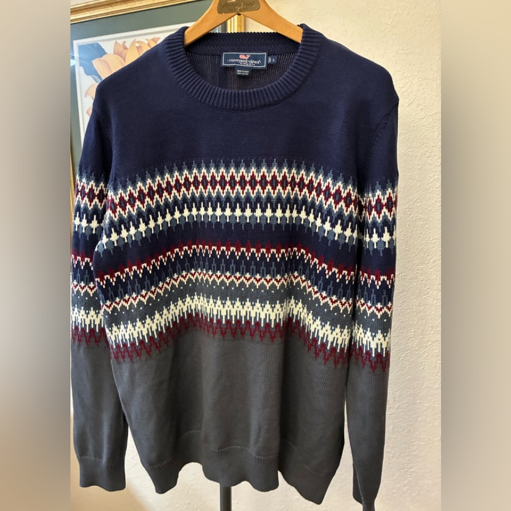 Vineyard Vines Fair Isle Crewneck Sweater